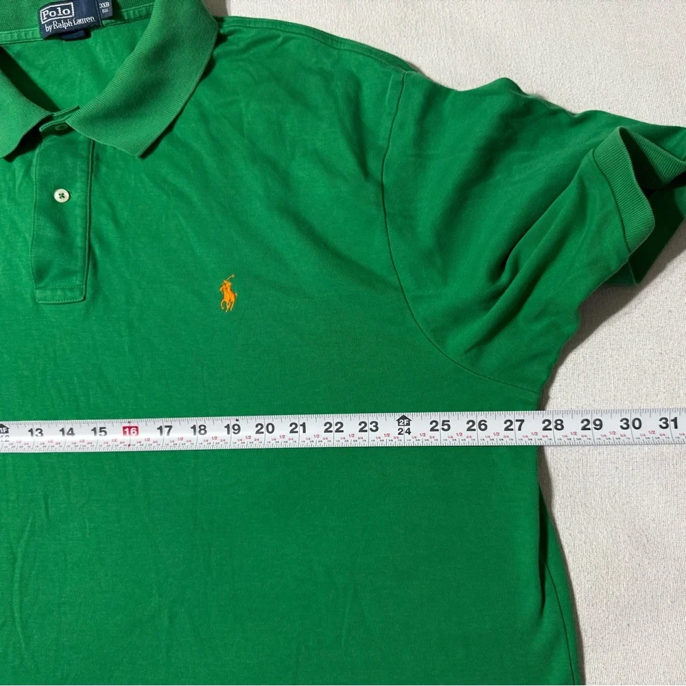 Polo Ralph Lauren Mens 3XB Green Short Sleeve 100% Cotton Polo *flaws‎
